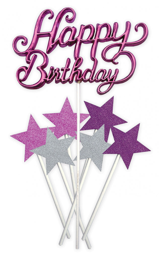 Trendy zápich na dort – Happy Birthday – 23 x 12 x 15 cm (7 ks) CTOP-01_1.jpg#16528#7ed956d9c36e