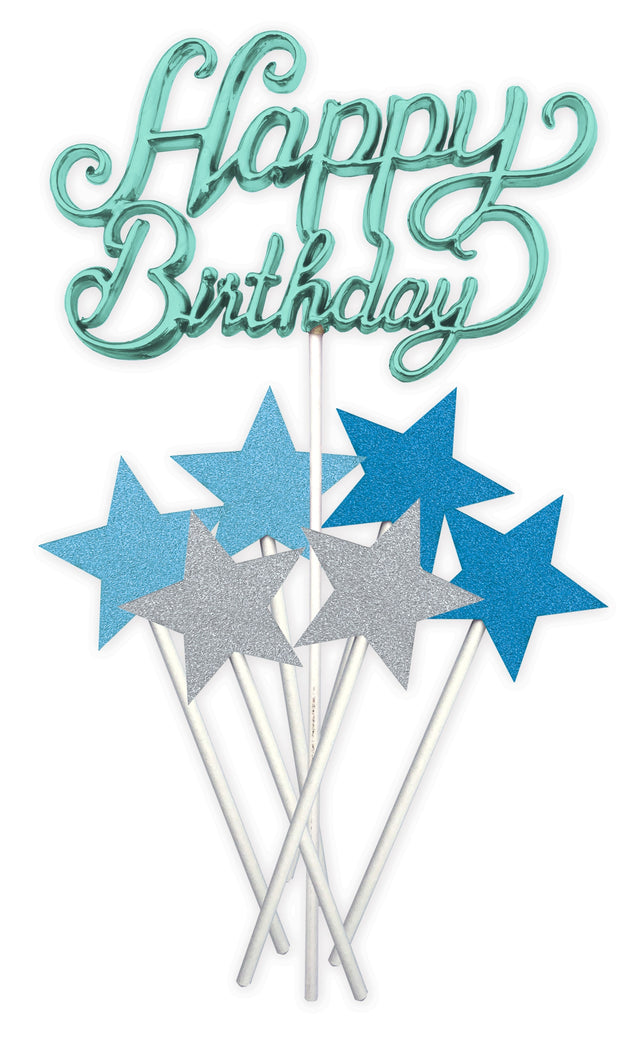 Trendy zápich na dort – Happy Birthday – 23 x 12 x 15 cm (7 ks) CTOP-02_1.jpg#16530#951b37f693a9