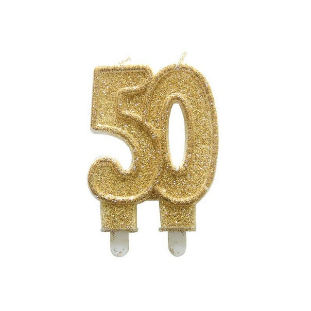 Zlatá třpytivá číselná svíčka 50 (85 mm) C-62_1.jpg#14748#ada6f3d2c4a1